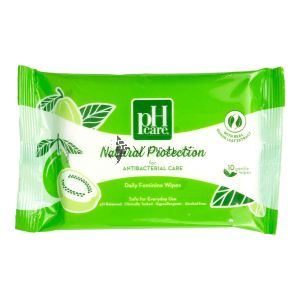 pH Care Feminine Wipes 10s Natural Protection