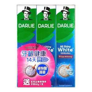 Darlie All Shiny White Toothpaste - Salt Gum Care 140gx2+90g