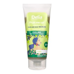 Delia Fruit Me Up! Face & Body Scrub Smoothing 200ml Lime