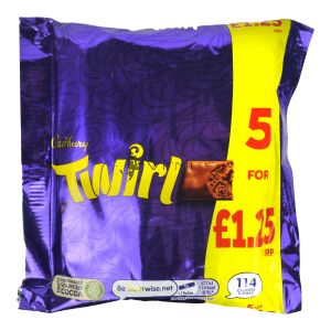 Cadbury Twirl 5 Pack 107.5g