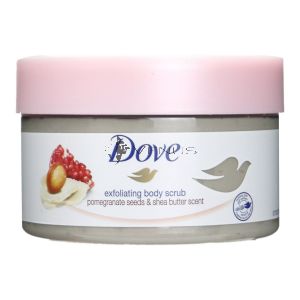 Dove Body Scrub 225ml Pomegranate Seeds & Shea Butter