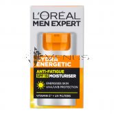 L'Oreal Men Moisturiser Hydra Energetic SPF15 50ml Anti-Fatigue