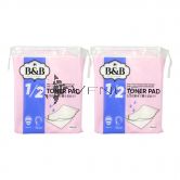 [PROMO] Belle And Bell 1/2 Toner Pad 200s (2 Pack)