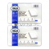 [PROMO] Belle And Bell Ultra Thin Lint-Free Cotton Pad 800s (2 Box)