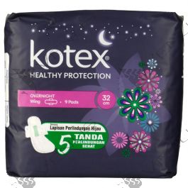 Kotex Healthy Protection Overnight Wing 32cm 9s