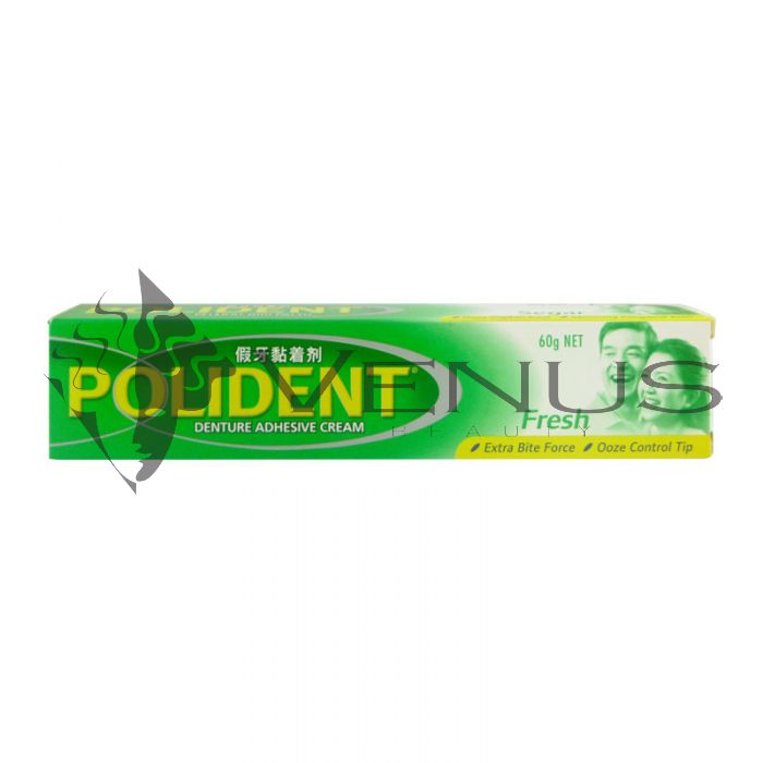 Polident Denture Adhesive Cream 60g Fresh